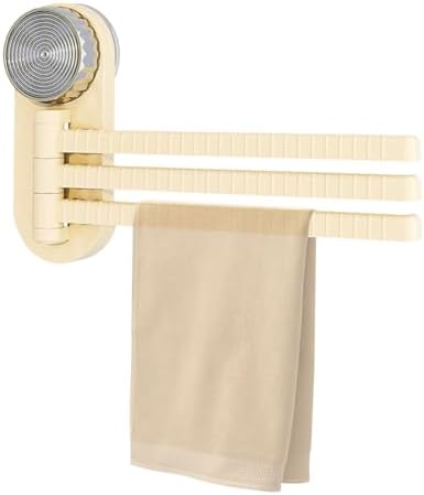 Flexible Suction Cup Towel Holder 3-Arm Rotating