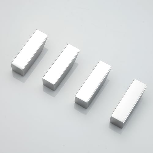 YJ YANJUN Chrome Towel Hook Set of 4 - Modern Bathroom Robe Hook