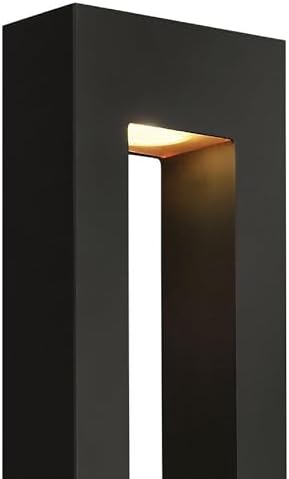 Hinkley Atlantis 1648SKLED Wall Lantern - Satin Black Dimmable Dark Sky Compliant