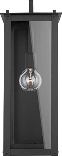 Capital Lighting 934612BK Wall Lantern with 100W Light 21 H x 8 W