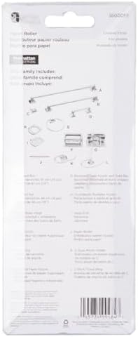 Rocky Mountain Goods Universal Toilet Paper Holder - Spring Loaded Chrome