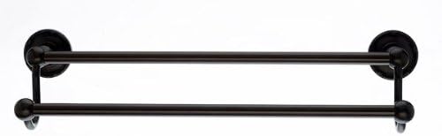 Top Knobs Bath Double Towel Rod Oil Rubbed Bronze 1