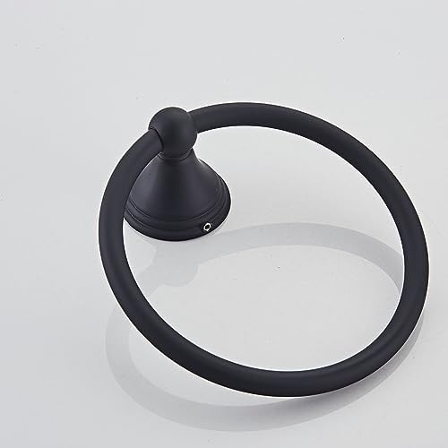 Matte Black Towel Ring 1 Pack Heavy Duty Stainless Steel