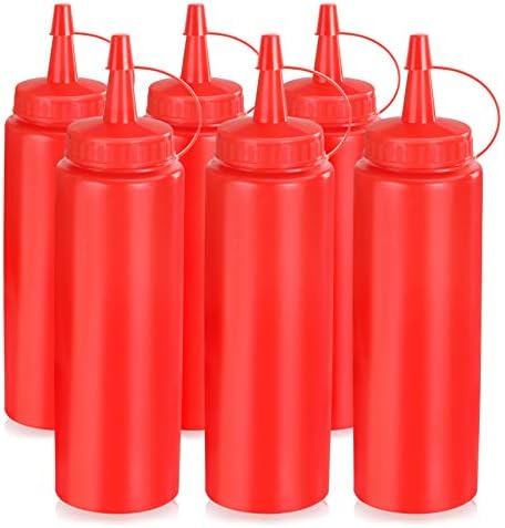 New Star Foodservice 26283 Squeeze Bottles Pack of 6