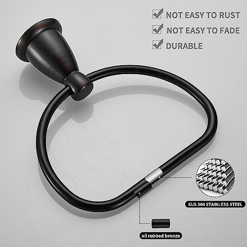 WEIKO Bronze Towel Ring 180 Degree Rotatable