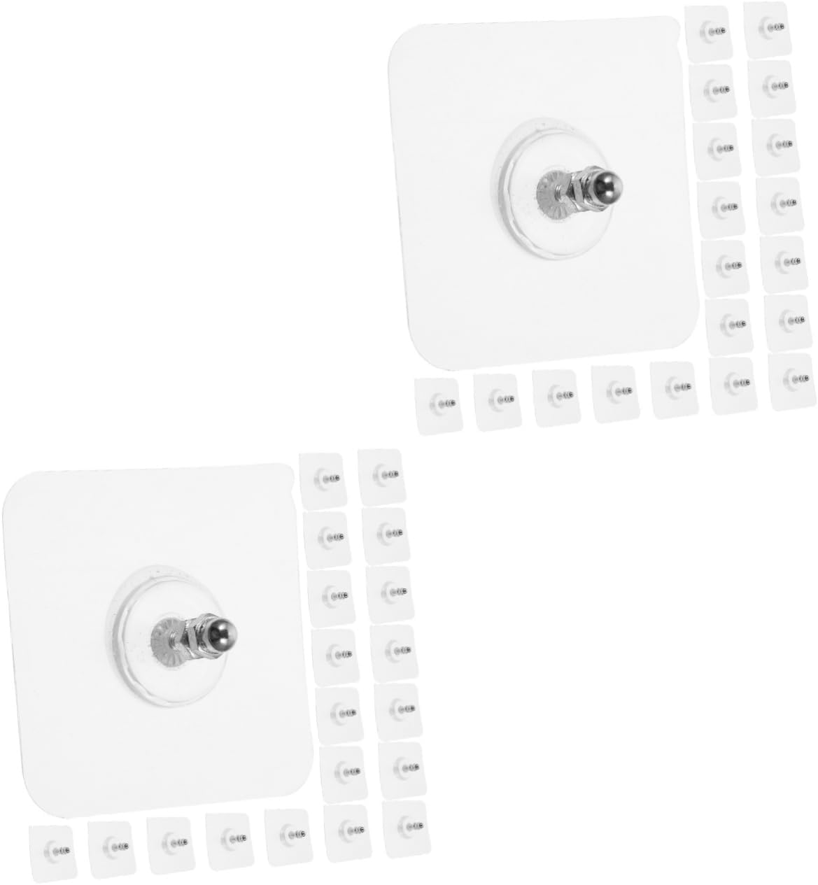 GLEAVI 20pcs2 Wall Hooks Adhesive Set for Clothes Towels