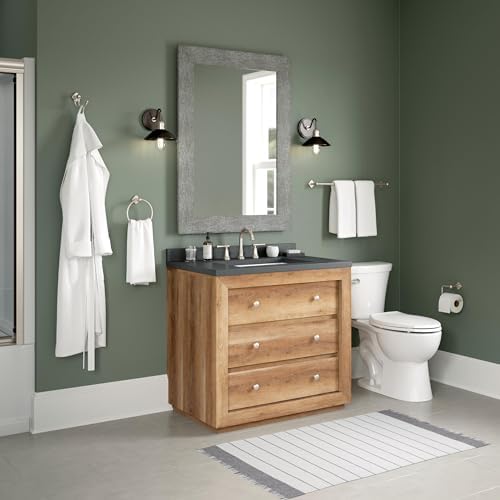 FRANKLIN BRASS Double Towel Hook Satin Nickel
