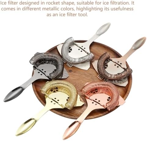 YUHWYI Cocktail Strainer with Rocket Design