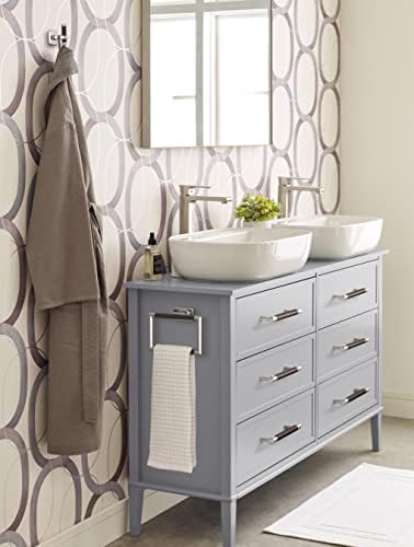 Amerock Brushed Nickel Towel Ring 5-14 in 1
