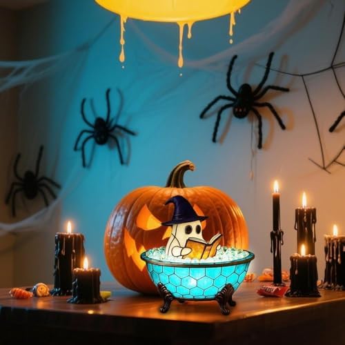Ghost Bubble Bath Lamp - Halloween Night Light Decor