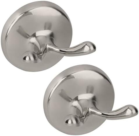 Ntipox Brushed Nickel Towel Hooks 2 Pack