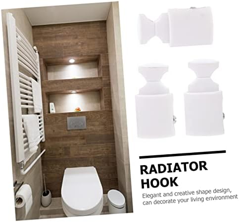 BUGUUYO 3pcs Radiator Towel Hooks Space Saving