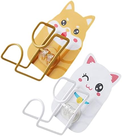 Cute Animal Wall Hooks Set for Bathroom Kitchen Study