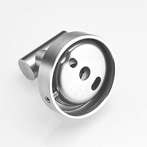 POKIM 2 Pack Brushed Nickel Towel Hooks