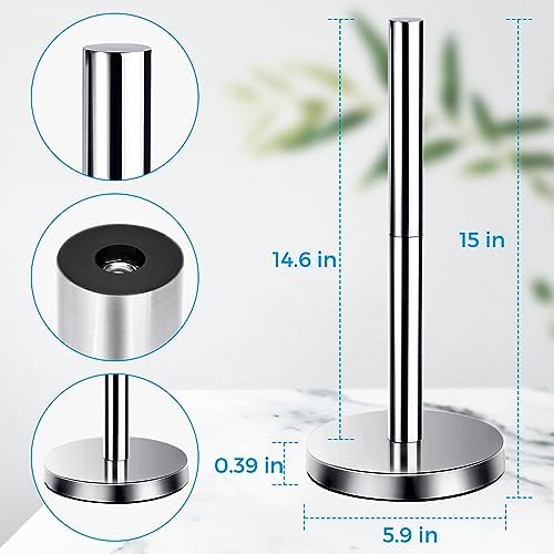 Toilet Paper Holder with 3 Rolls Storage Stand SUS304 Stainless Steel Chrome