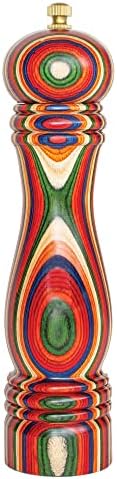 Totally Bamboo Baltique Pepper Mill Wooden Refillable Spice and Pepper Grinder