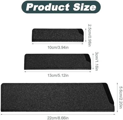 Teaaha 3PCS Chef Knife Sheath Set 458 Inch Universal Blade Guard