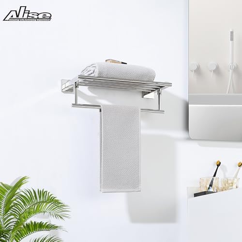 Alise 16 Inch Polished Chrome Towel Rack