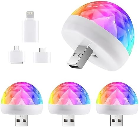 Orlabno USB Mini Disco Ball Light for Kids