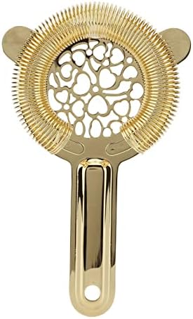 Cocktail Strainer Luxury Gold Stainless Steel for Bartending