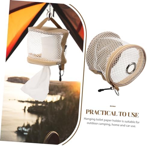 Zerodeko Portable Toilet Paper Holder for Travel and Camping