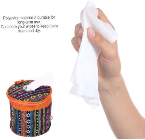 Round Tissue Box Roll Holder with Hook for Camping
