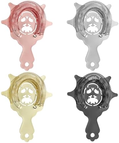 YUHWYI 4-Prong Cocktail Strainer with Devils Head Design 1