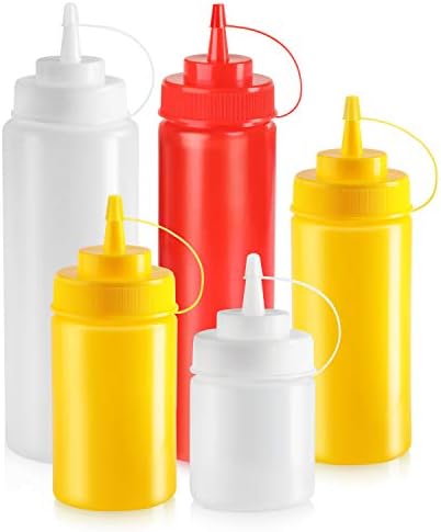 New Star Foodservice 26283 Squeeze Bottles Pack of 6