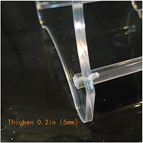 Lufr Clear Knife Display Rack Holder 8 Pcs