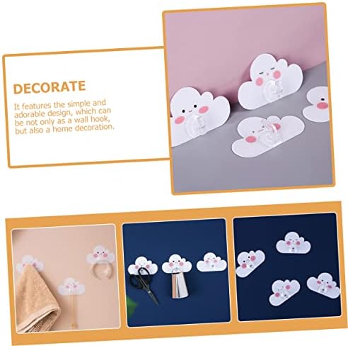 DECHOUS 12pcs Cloud Decor Hooks for Boys Girls Room
