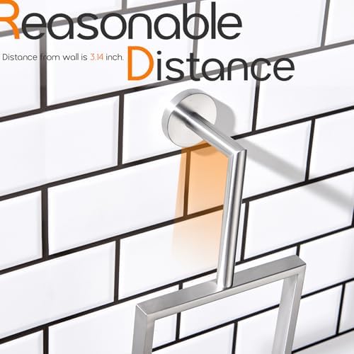 AONEON Towel Ring Brushed Nickel Stainless Steel Bathroom Hardware Accessories