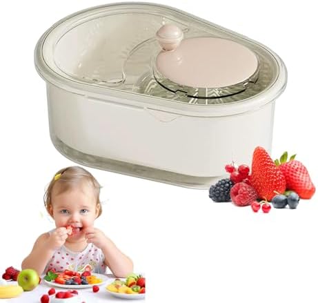 2025 Portable Fruit Cleaner Spinner with Brush and Bowl
