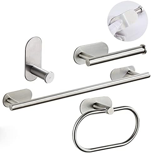 TYZK Stainless Steel Brushed Towel Bar Set 10pcs 1