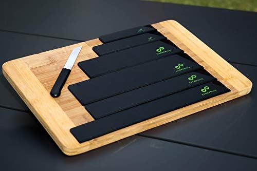 EVERPRIDE 6-Piece Chef Knife Sheath Set - Universal Durable Felt-Lined