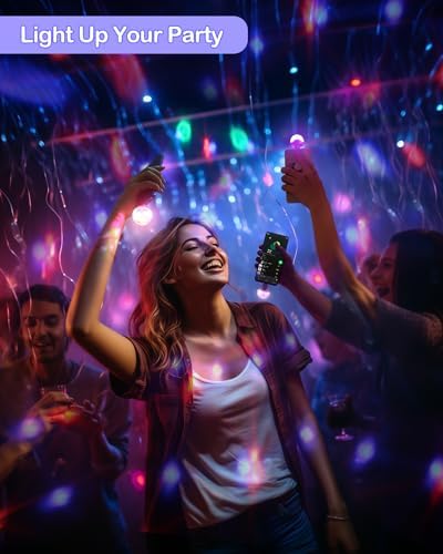 Luditek USB Mini Disco Ball Light 4 Pack