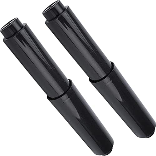 2pcs Black Toilet Paper Holder Rollers 6inch Replacement
