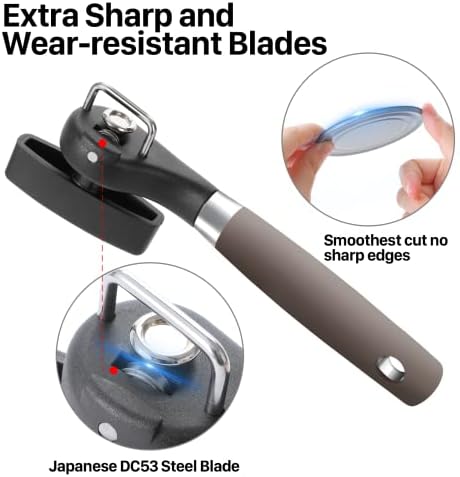 Beneno Smooth Edge Manual Can Opener with Durable Blade