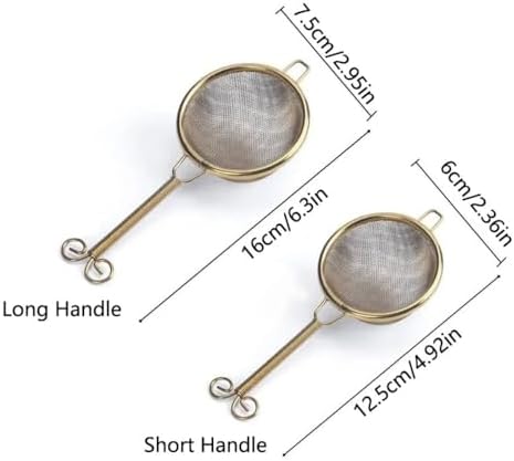 1PCS Fine Mesh Colander with Short Handle Stainless Steel