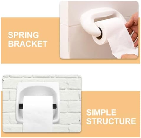 Alipis Toilet Paper Holder Roller Replacement 2PCS