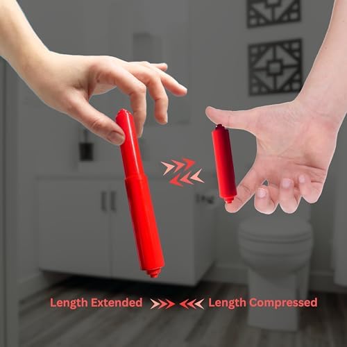 Red Toilet Paper Holder Spring Rod Replacement 7 Inch 1