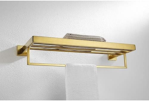 TYZK Gold Brushed Towel Bar Bathroom Hardware Set