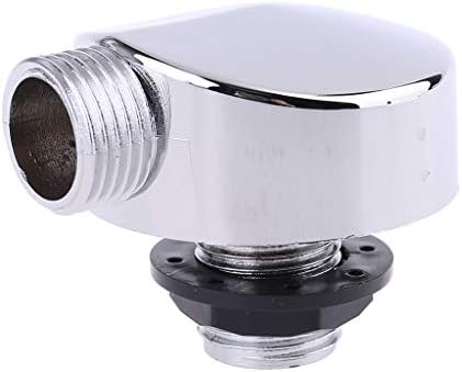 Chromed Plastic Shower Connector for Bathrooms