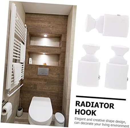 1set Plastic Radiator Hooks for Towel and Bathrobe Hangers