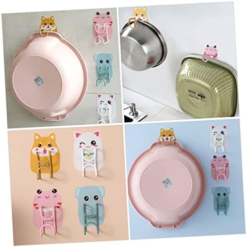 Cute Animal Wall Hooks Set for Bathroom Kitchen Study