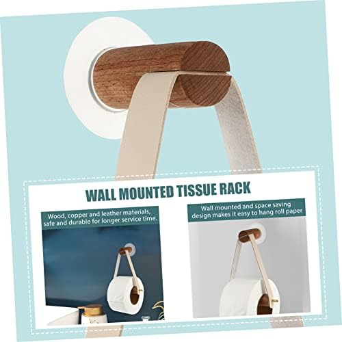 Holibanna Wall Mount Toilet Paper Holder Durable and Space-Saving Design