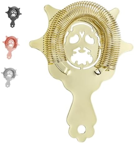 YUHWYI 4-Prong Cocktail Strainer with Devils Head Design 1