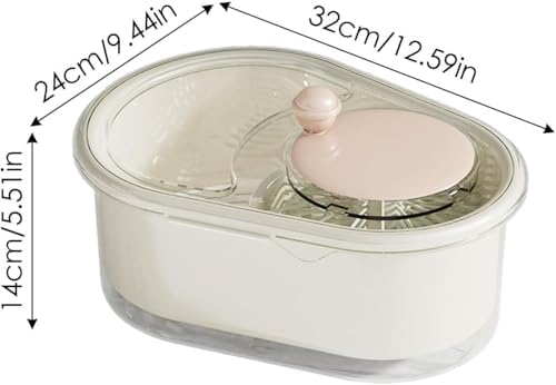 Efficient Fruit Cleaner Spinner with Brush Portable and Durable