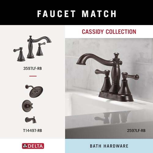 DELTA Cassidy 18-in Wall Mount Towel Bar in Venetian Bronze