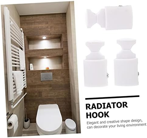 Outanaya 3pcs Radiator Hooks Towel Hanger for Bathroom Kitchen