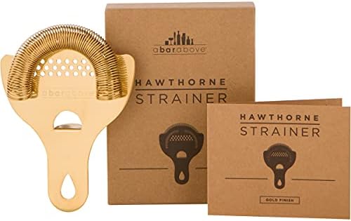 A Bar Above Gold Hawthorne Cocktail Strainer